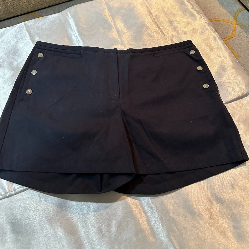 Hilfiger Women’s Black Sailor Shorts, Size 12